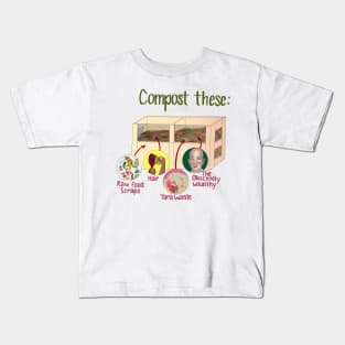 Composting Tips! Kids T-Shirt